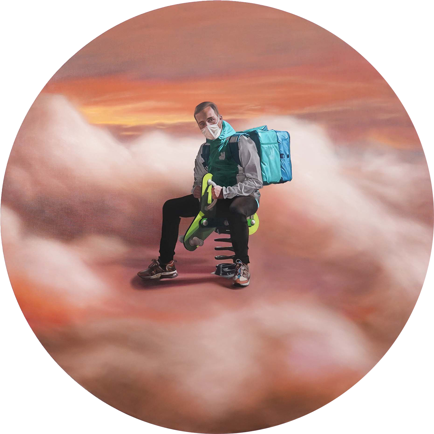 Arnaud Adami, Autoportrait, 2022, Huile sur toile, 140 cm.png